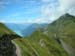 Blick nach West vom Arnihaaggen aus, links unten der Brienzer See, rechts oben das Brienzer Rothorn