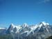 Eiger, Mönch und Jungfrau, vom Gipfel des Schilthorns aus gesehen