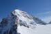 Mönch, Südflanke, vom Jungfraujoch aus gesehen